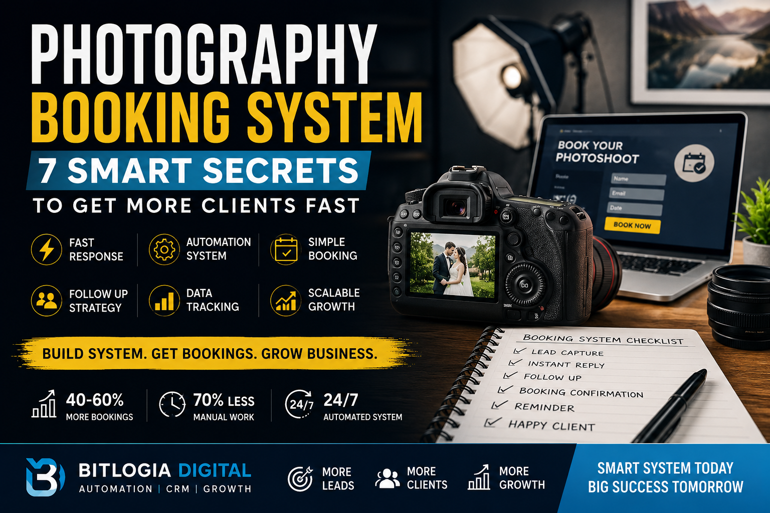 Photography booking system